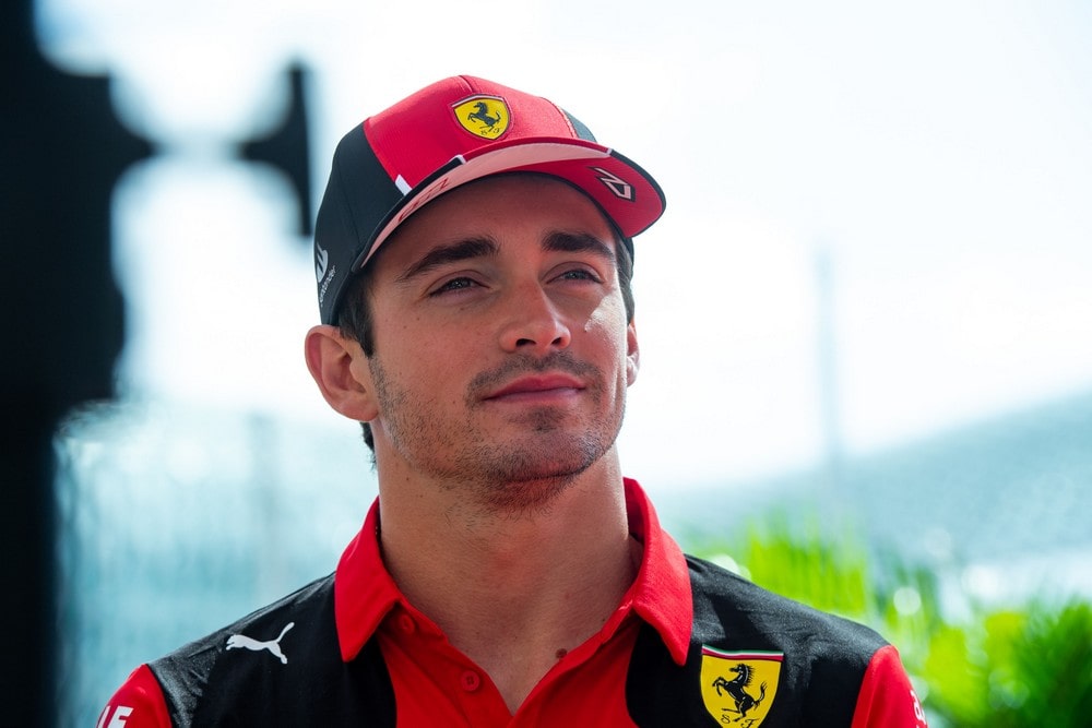 Charles Leclerc at the 2023 Abu Dhabi Grand Prix