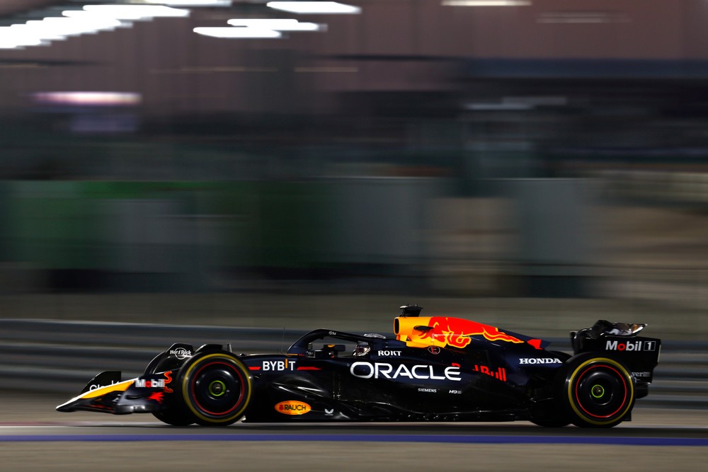 Max Verstappen racing in the 2024 Qatar Grand Prix